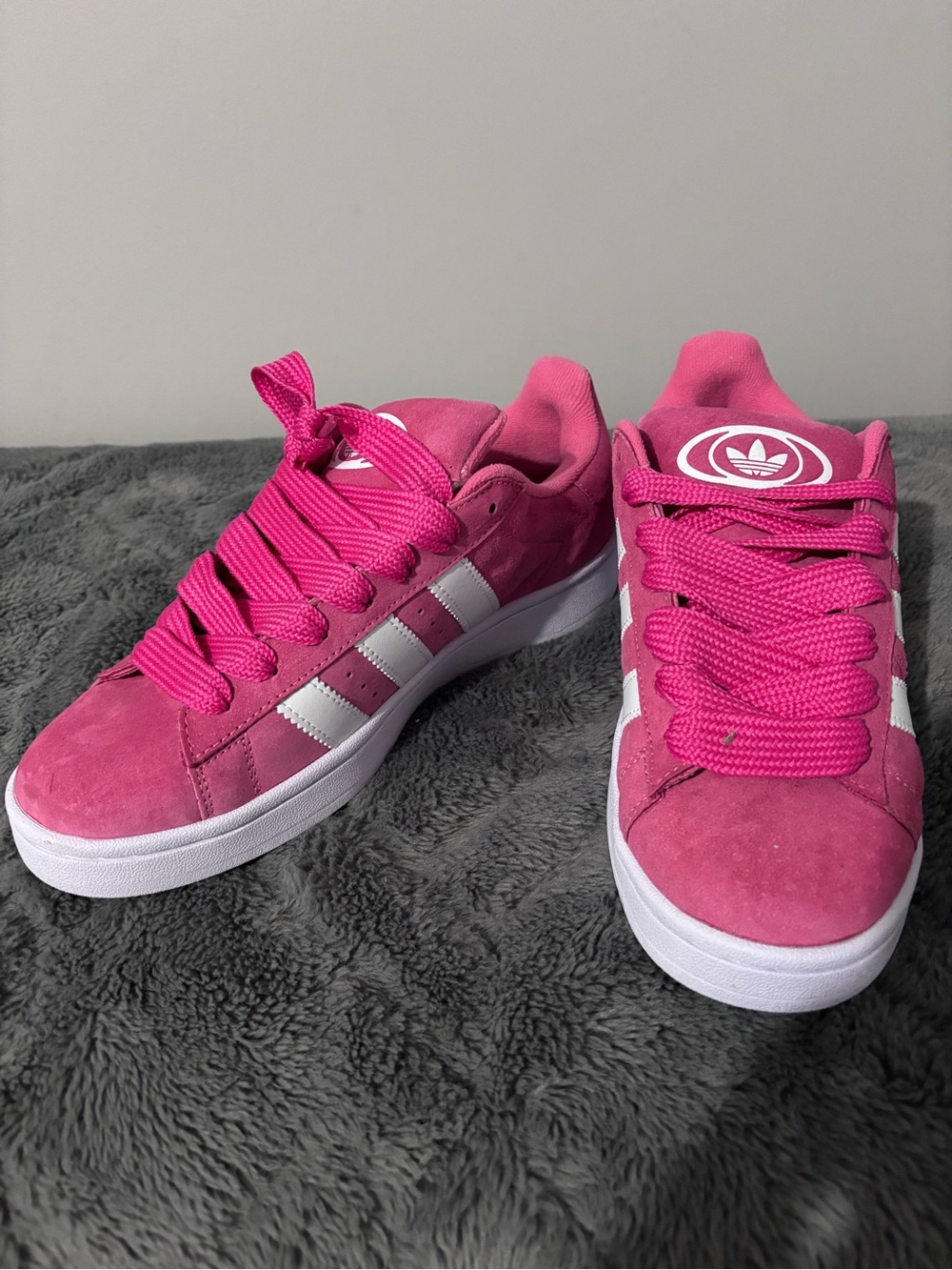 Adidas Campus Pink Suede Sneakers